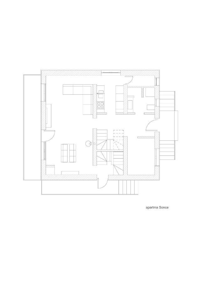 Apartment And Rooms Hisa Sonca Кобарид Экстерьер фото